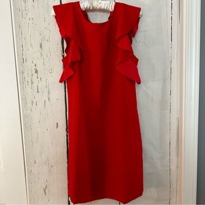 Banana Republic Flutter Sleeve Sheath Dress